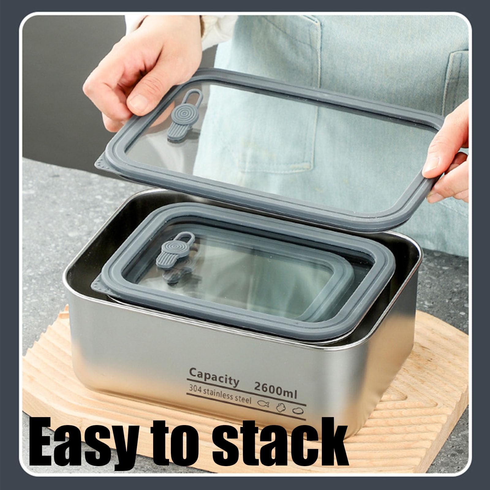 Amazon｜弁当箱 パスタケース よく気密性 調理器具 漬け物 容器